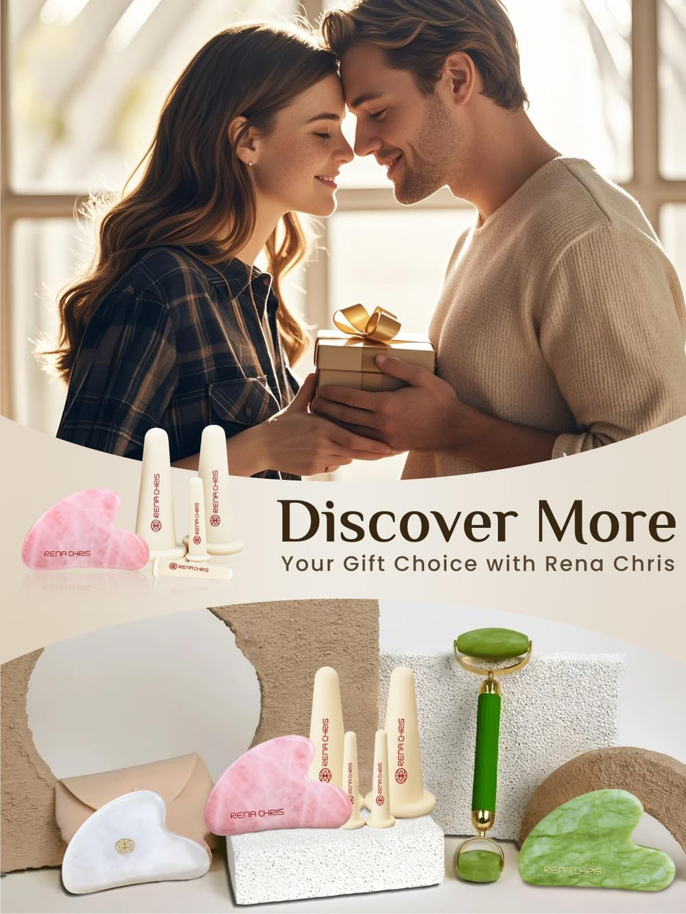 Rena Chris instruction card and packaging highlight simple setup and care routines