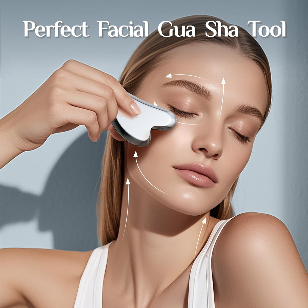 Rena Chris Terahertz Gua Sha tool with oil for smooth glide and circulation