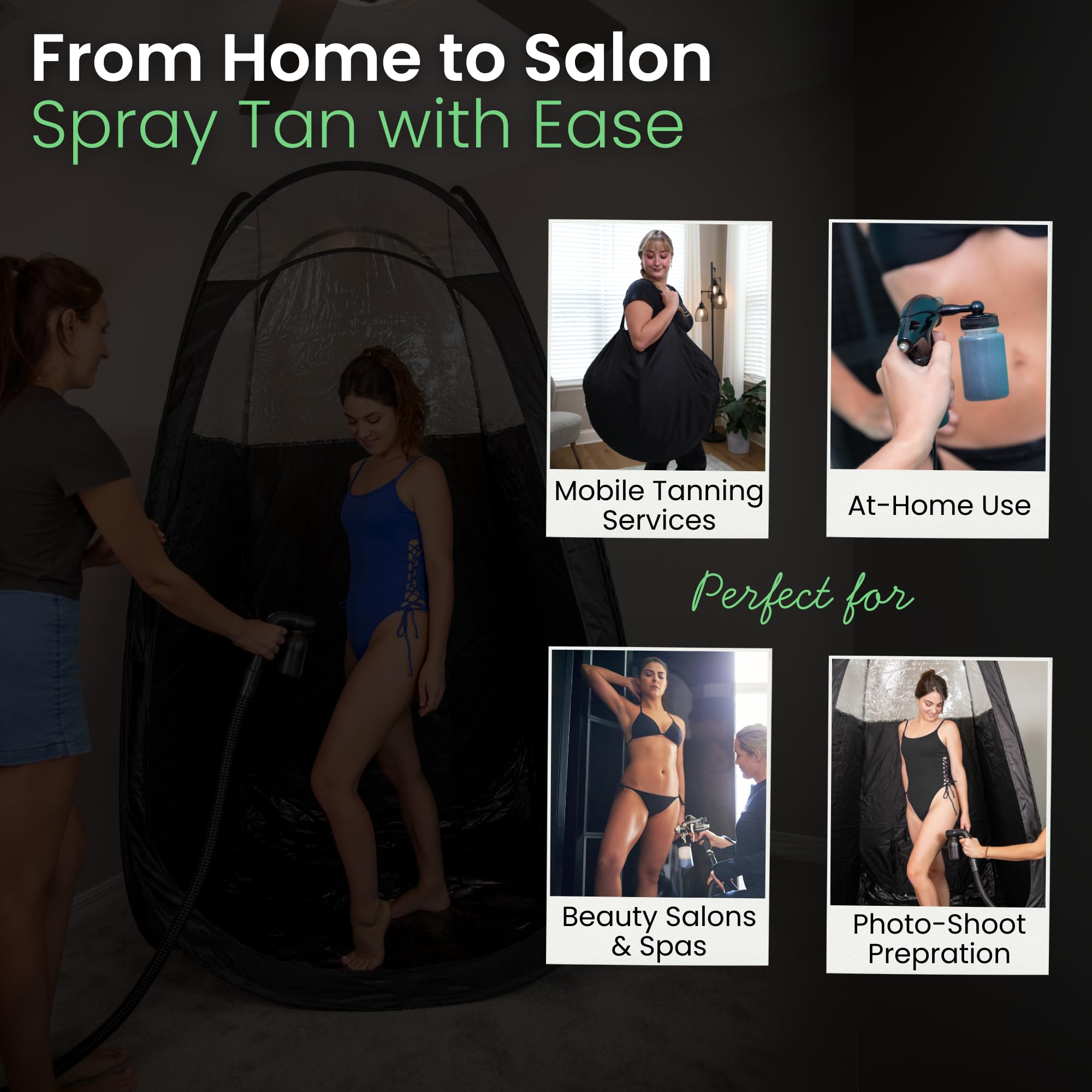 Reneebeautytan carry case enables easy transport for mobile tanning jobs