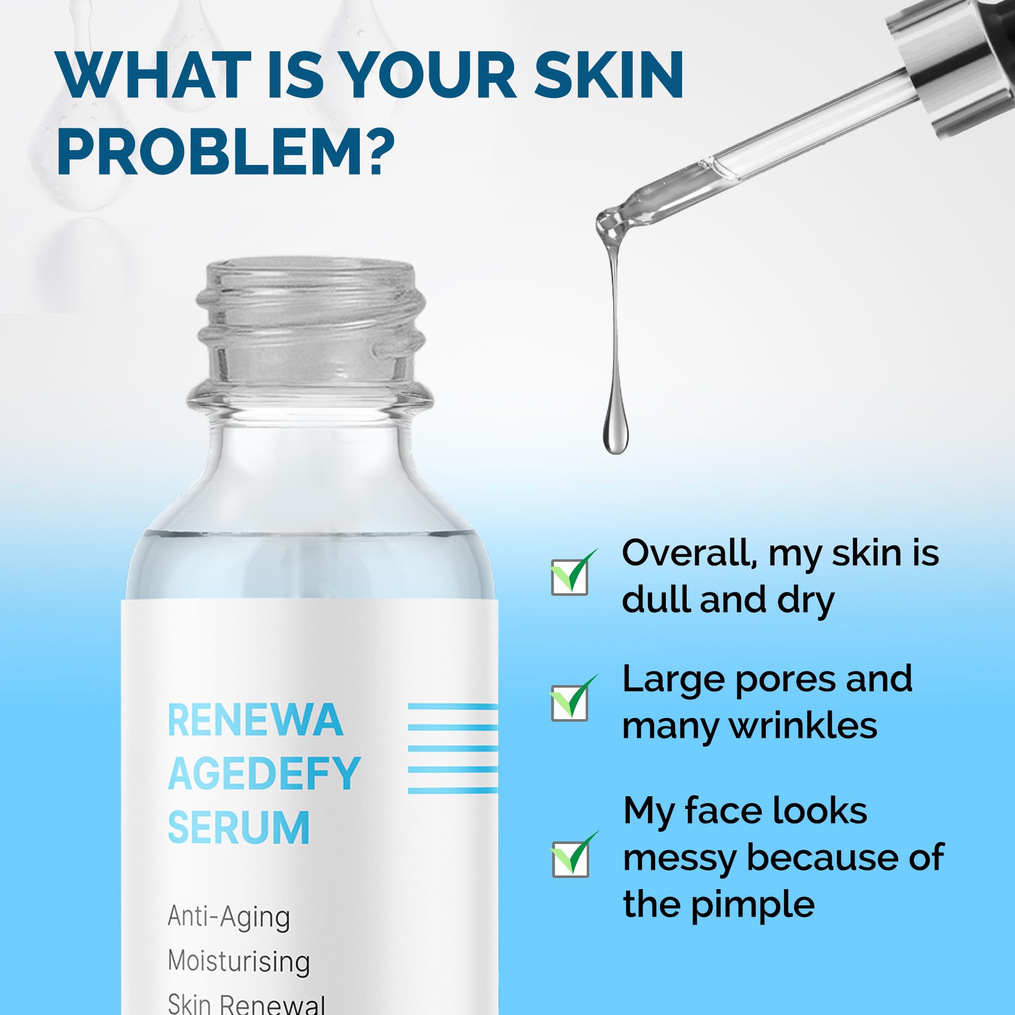 Renewa Skin AgeDefy Niacinamide 5% serum bottle with label supports simple morning routine