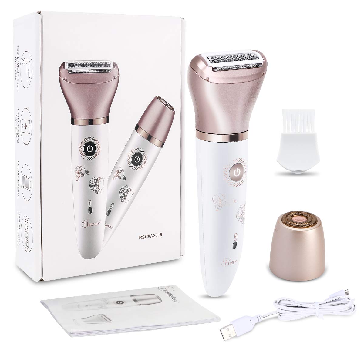 RenFox razor with hypoallergenic blades for sensitive skin comfort.