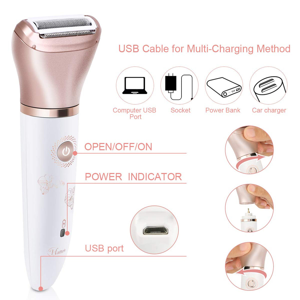 RenFox travel-friendly razor compact design for gym and trips.
