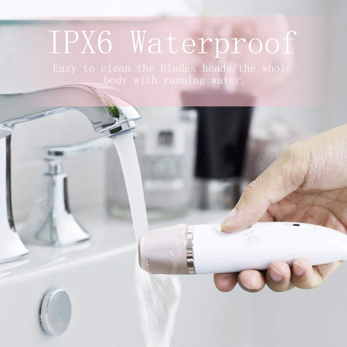 RenFox razor with USB recharge for cordless, travel-ready use.