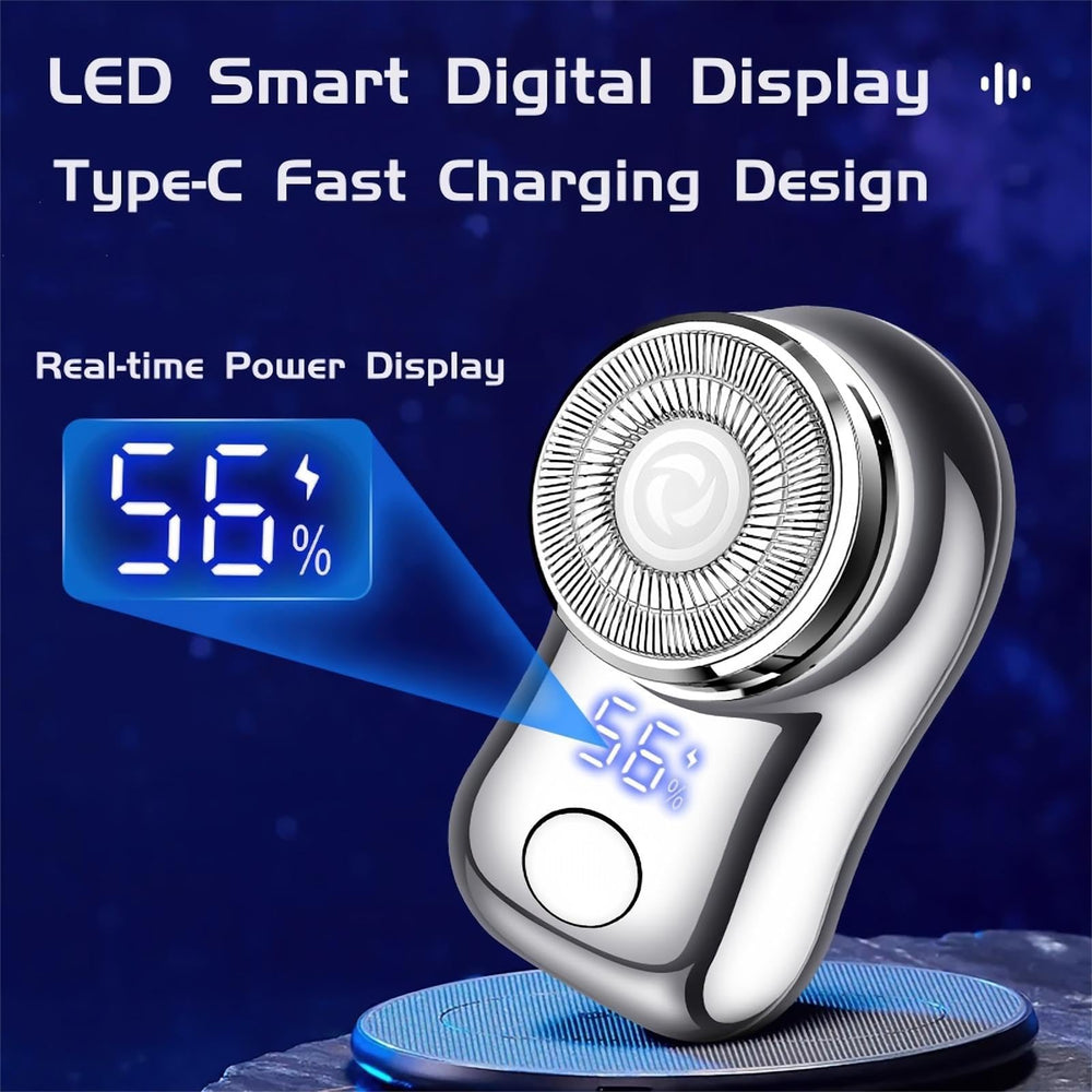 Reodolop Mini Electric Shaver ergonomic handle for precise control.