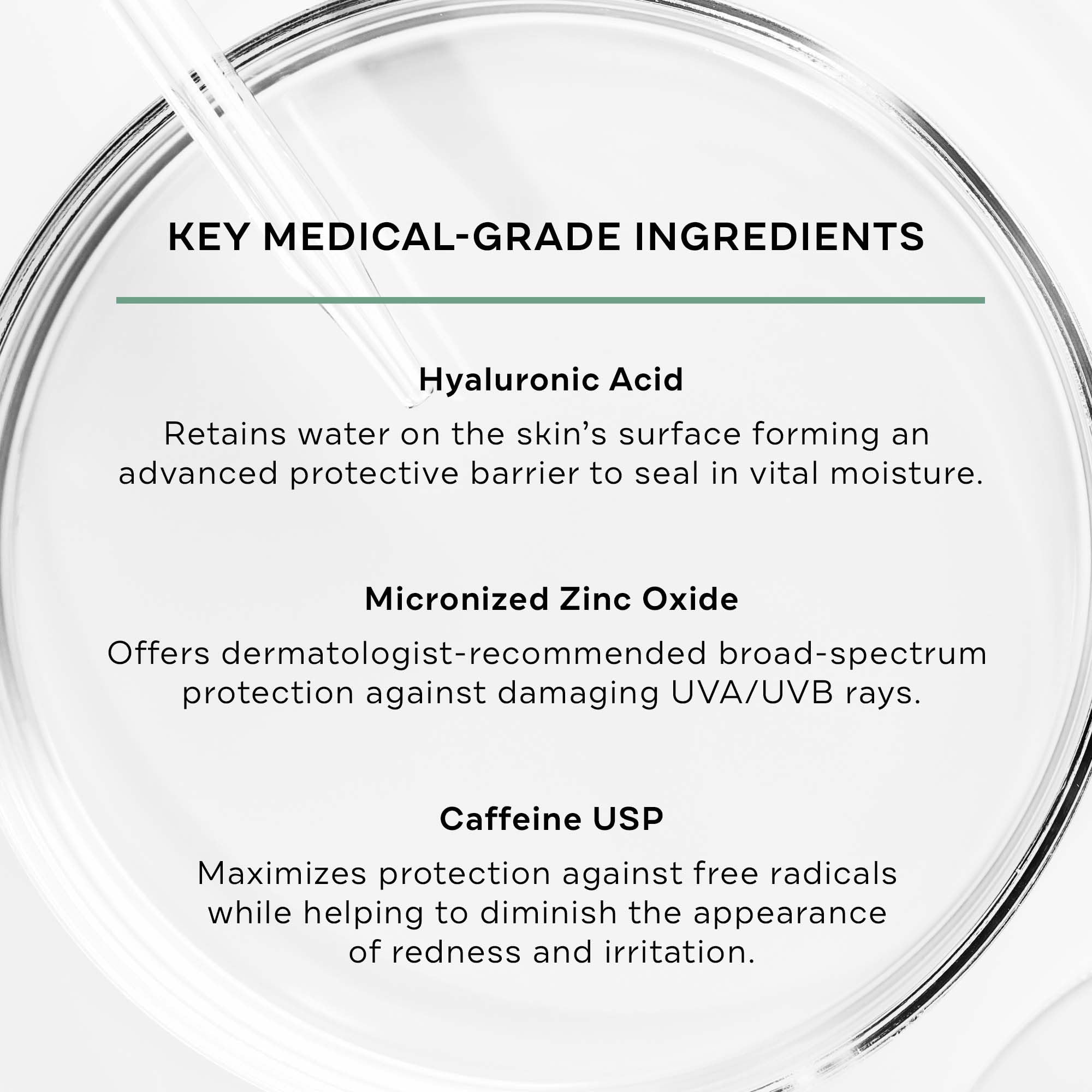 Replenix Antioxidant Hydrating Sunscreen swatch spread on skin for sheer coverage