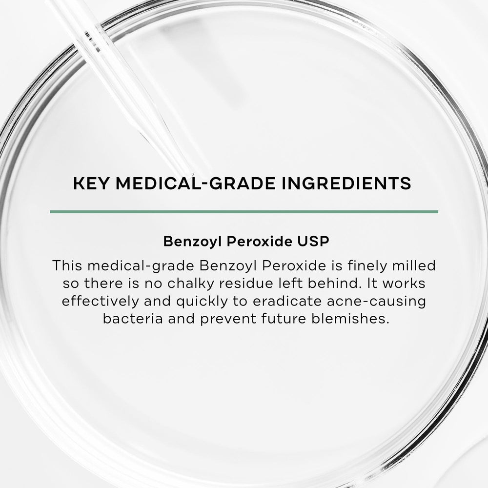 Replenix BP Acne Face Wash pump for easy daily application of cleanser