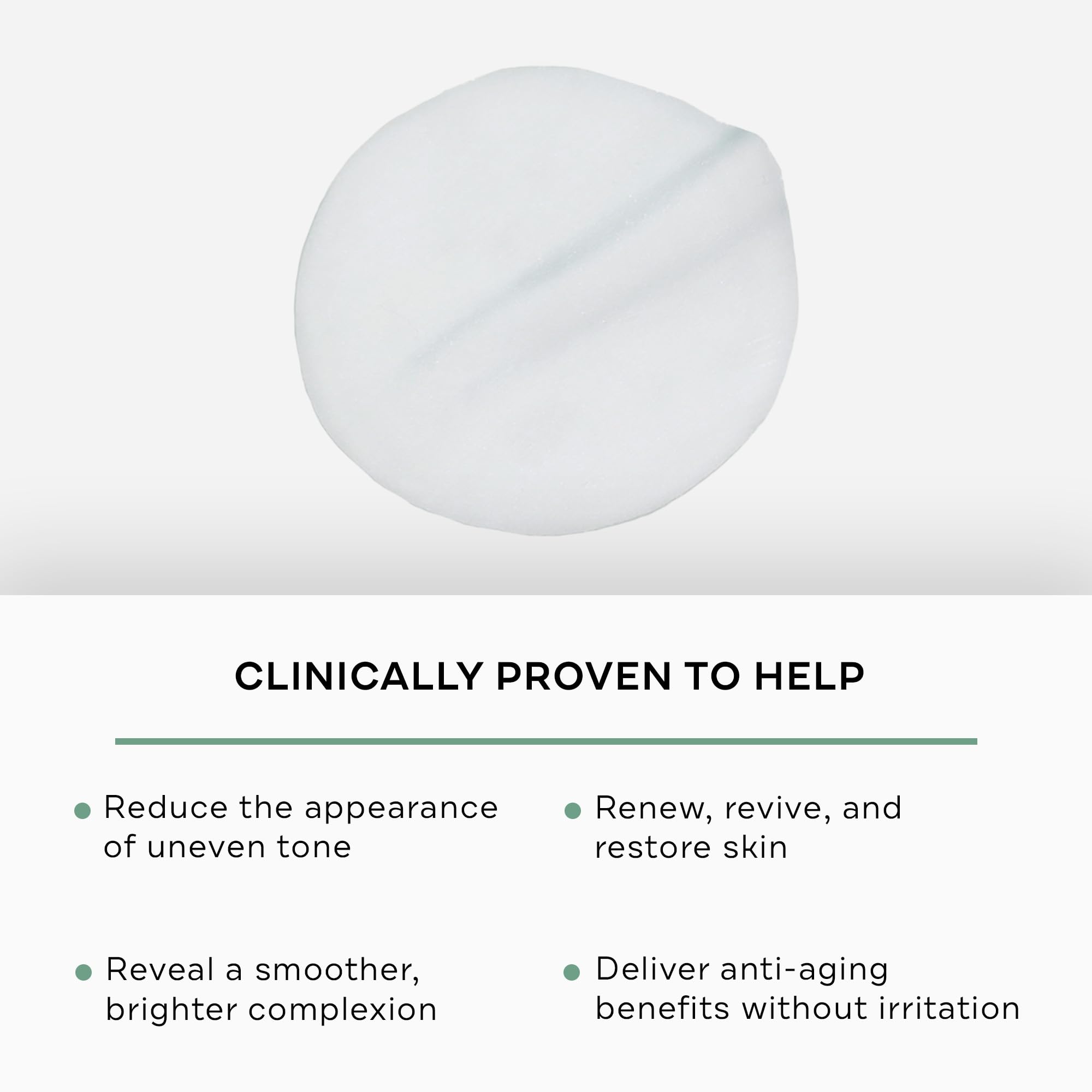 Replenix Glycolix Elite pad texture closeup showing gentle exfoliation