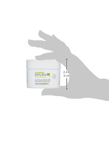 Replenix Glycolix Elite pads in routine use for brightening