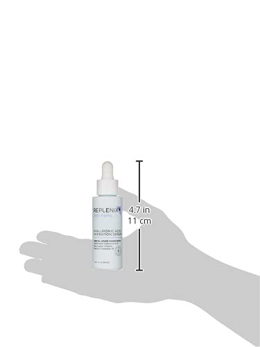 Replenix Pure Hydration Serum glow on temple showing refreshed skin.