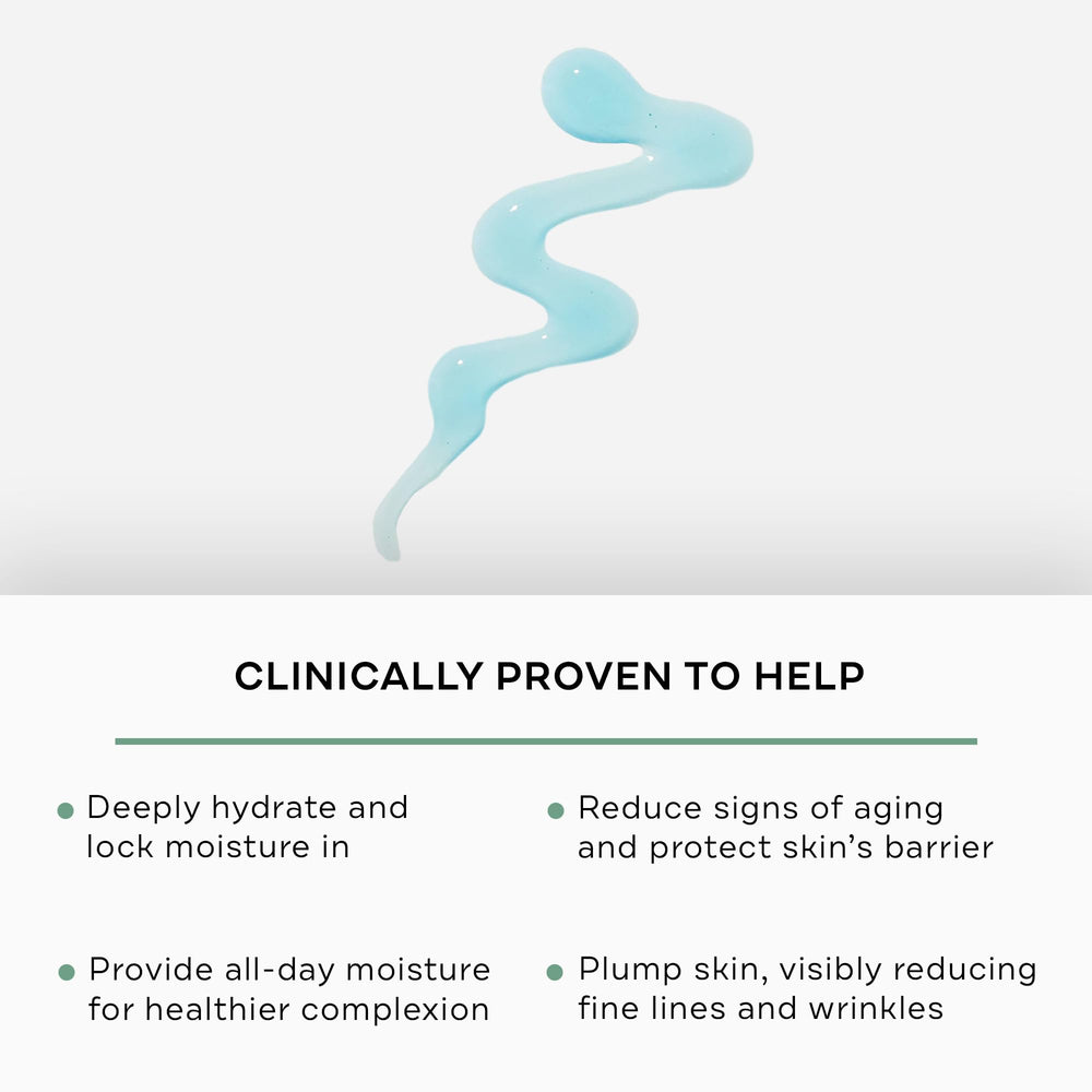 Replenix Pure Hydration Serum on background with glow to suggest even-toned skin.