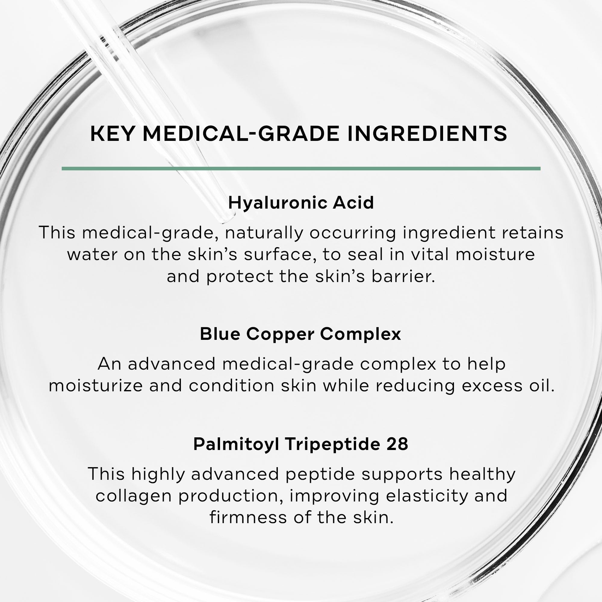 Replenix Pure Hydration Serum texture on skin showing silky, instant hydration.
