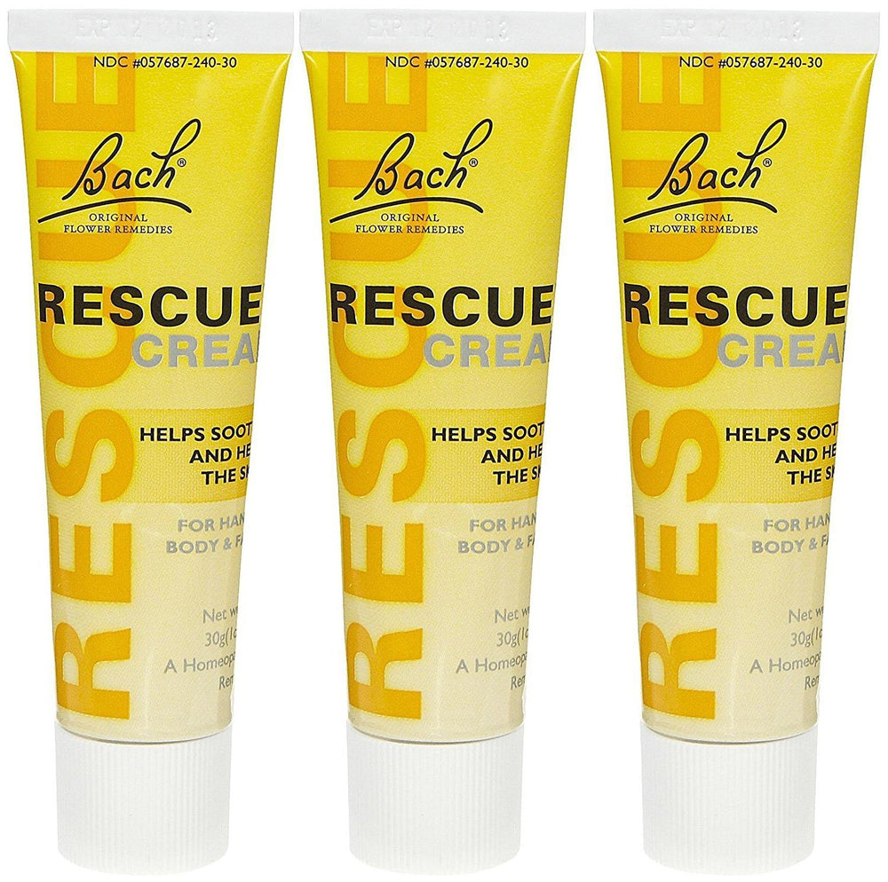 RESCUE Cream 1oz tube packaging highlighting soothing skincare for occasional dryness.