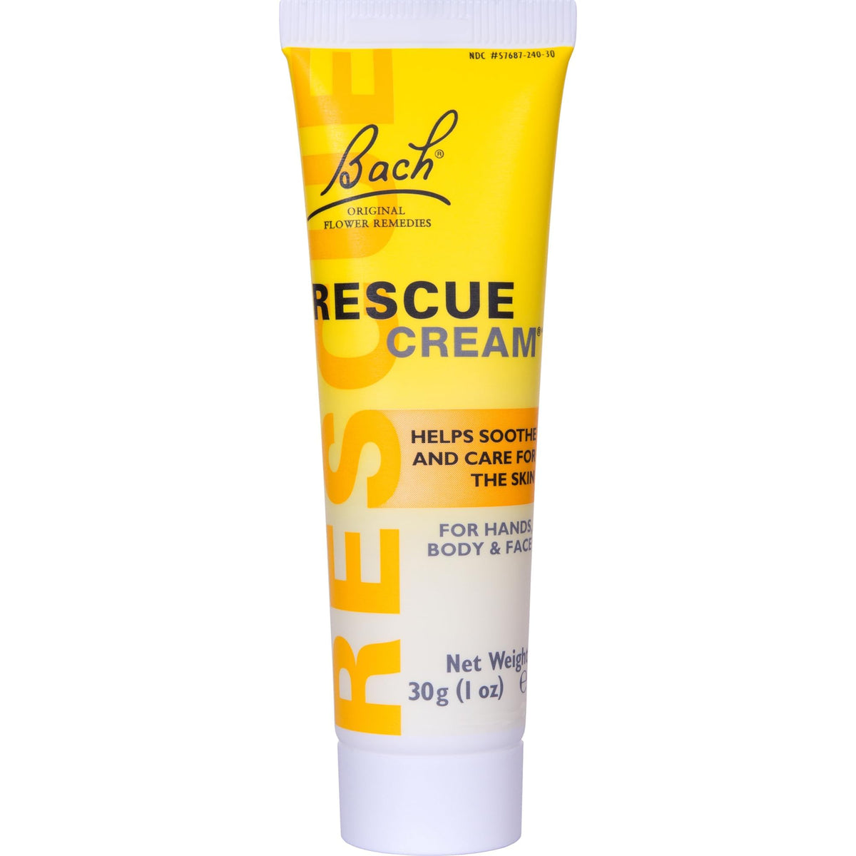 RESCUE Cream packaging—compact travel-size hydration for on-the-go skin care.