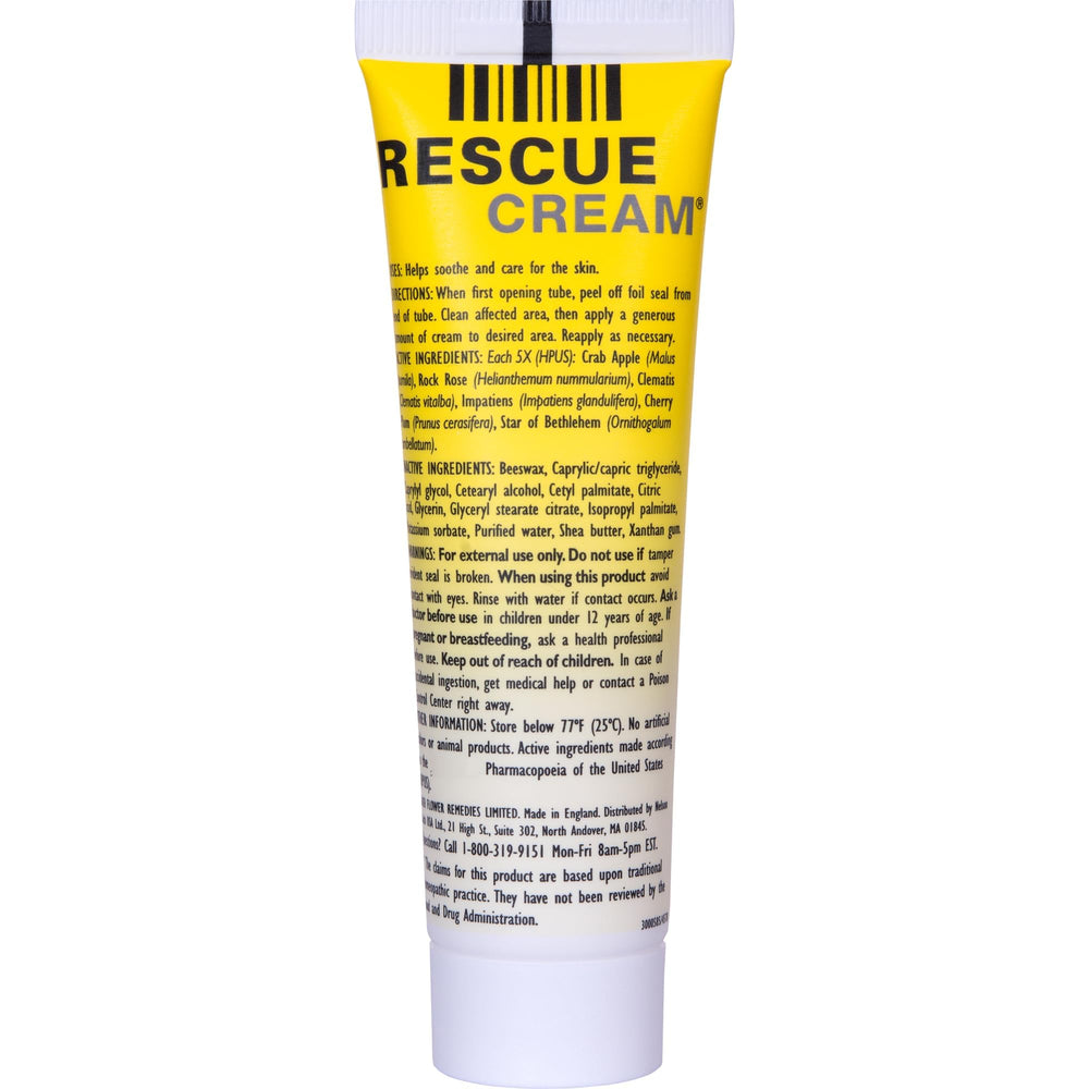 RESCUE Cream texture close-up—rich yet non-greasy hydration for stressed skin.