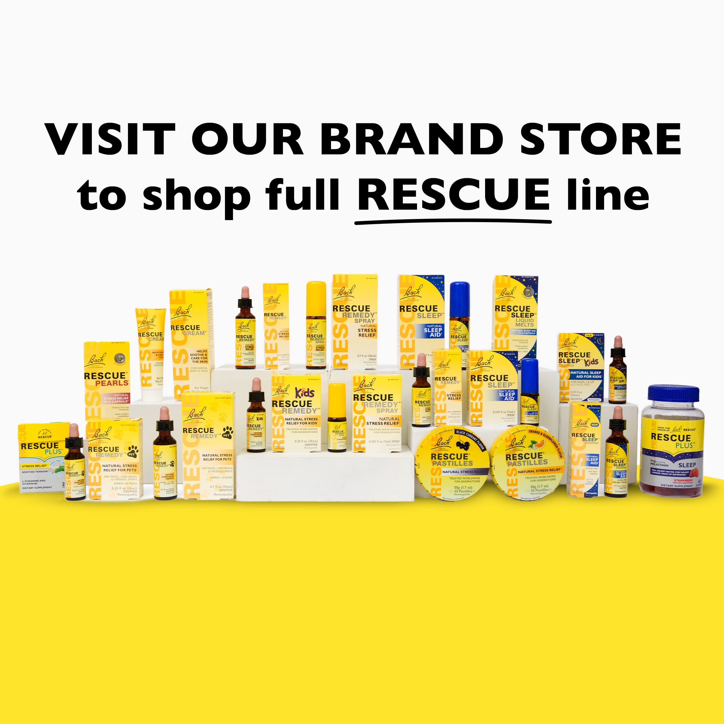 RESCUE Cream tube application—easy, non-greasy moisturizer for hands and face.