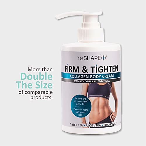 Reshape+ Collagen Cream provides a plump, smoother skin appearance.