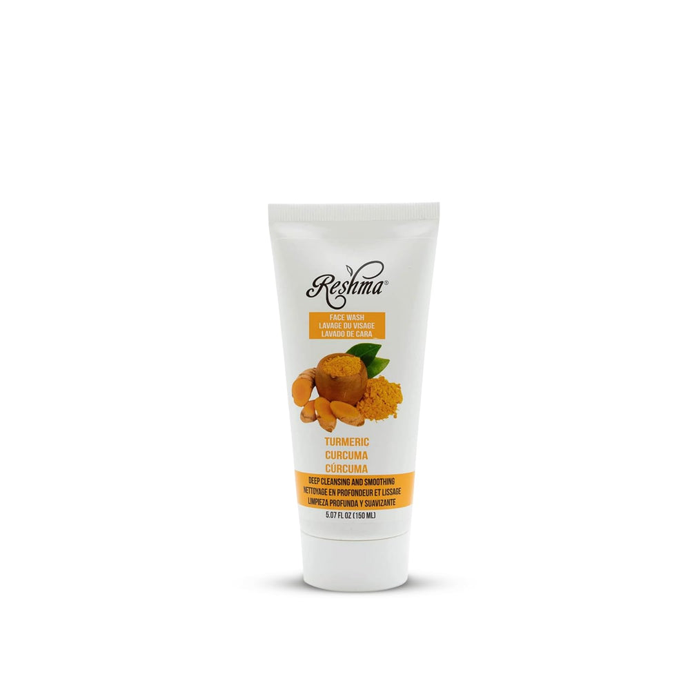 Reshma Beauty Limpiador Curcuma, envase visible, ideal para limpieza diaria y brillo suave.