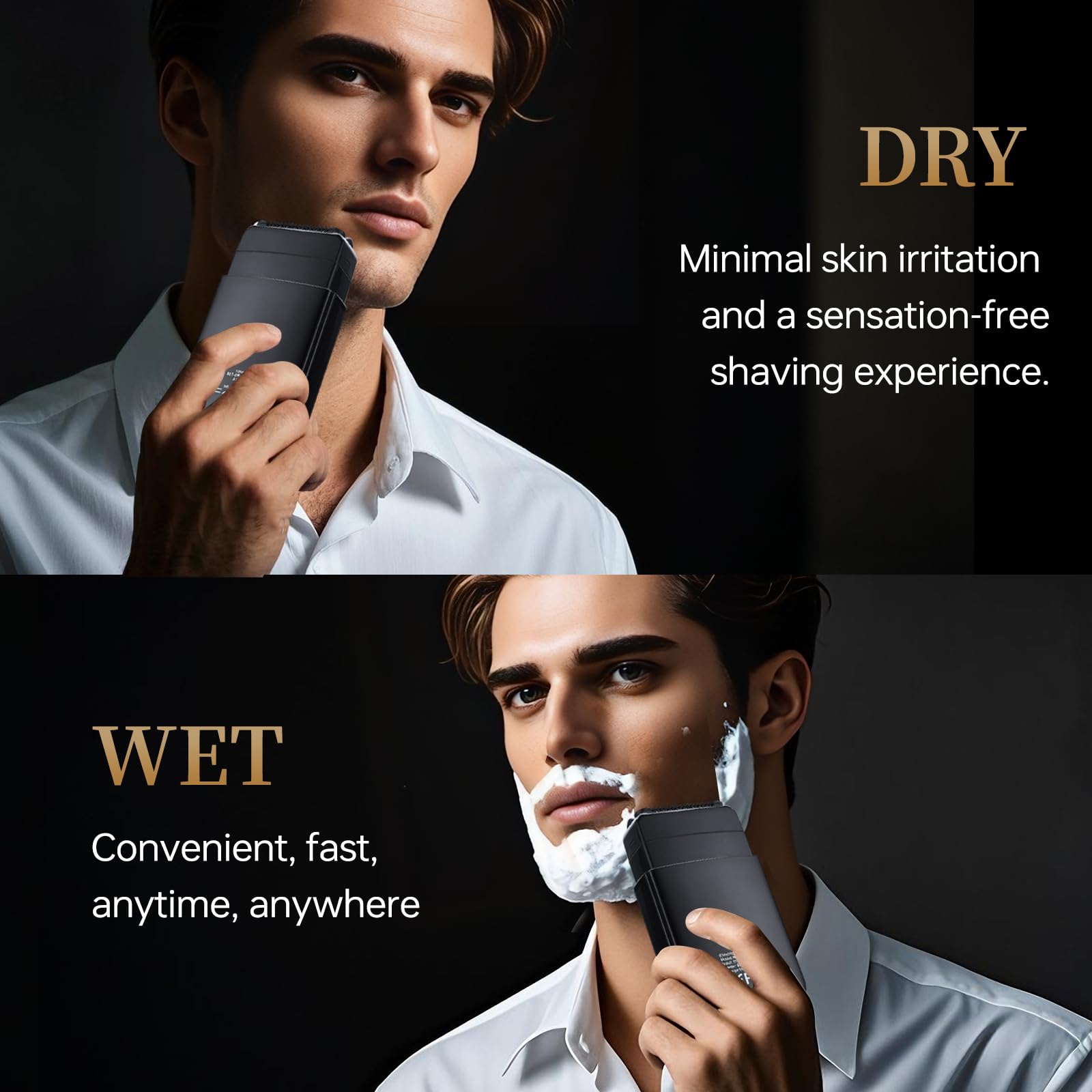 RESNOMI compact design fits gym bags and luggage for on-the-go grooming