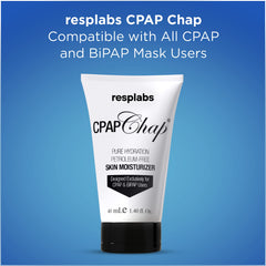 RespLabs CPAP Chap on skin reveals nourished-looking skin after use.