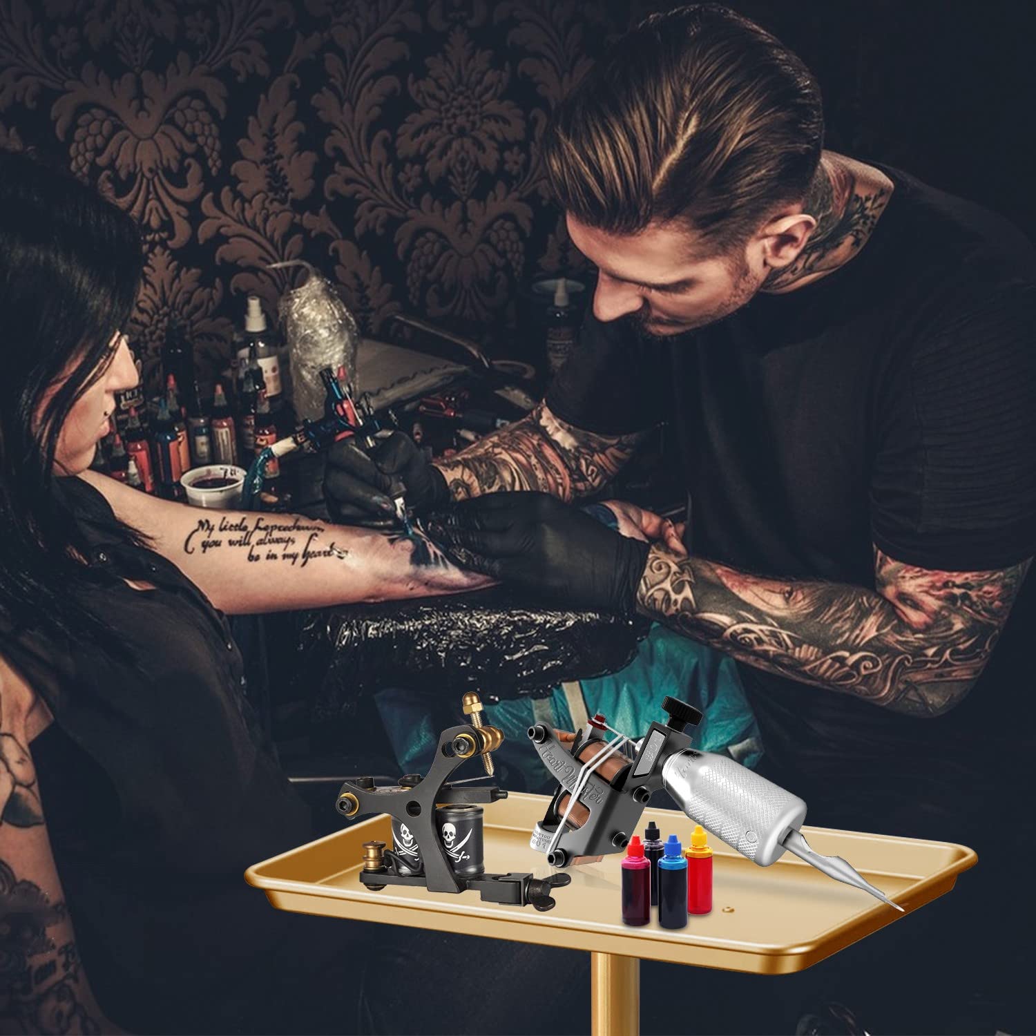 Retain Time salon tray on wheels cruises smoothly for efficient mobile service.