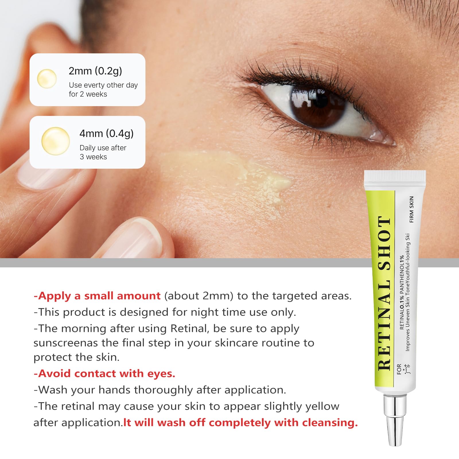 RETINAL SHOT deep hydration serum — delivers intense moisturization for plump skin.