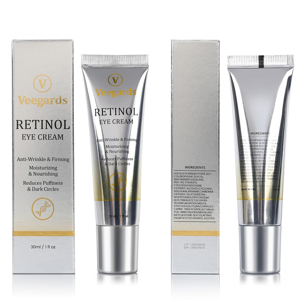Retinol Eye Cream pump/applicator demonstrates easy, mess-free application.