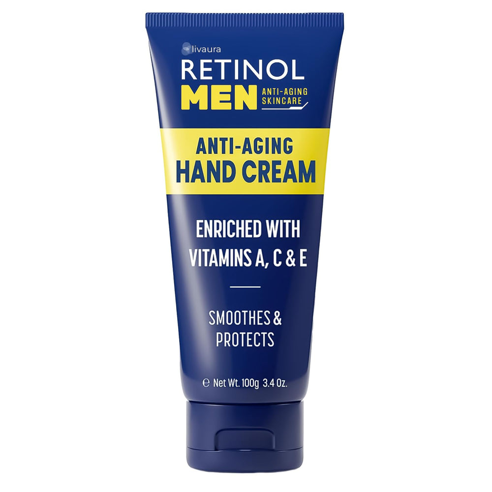 Retinol Hand Cream showing rich velvety texture for daily hydration
