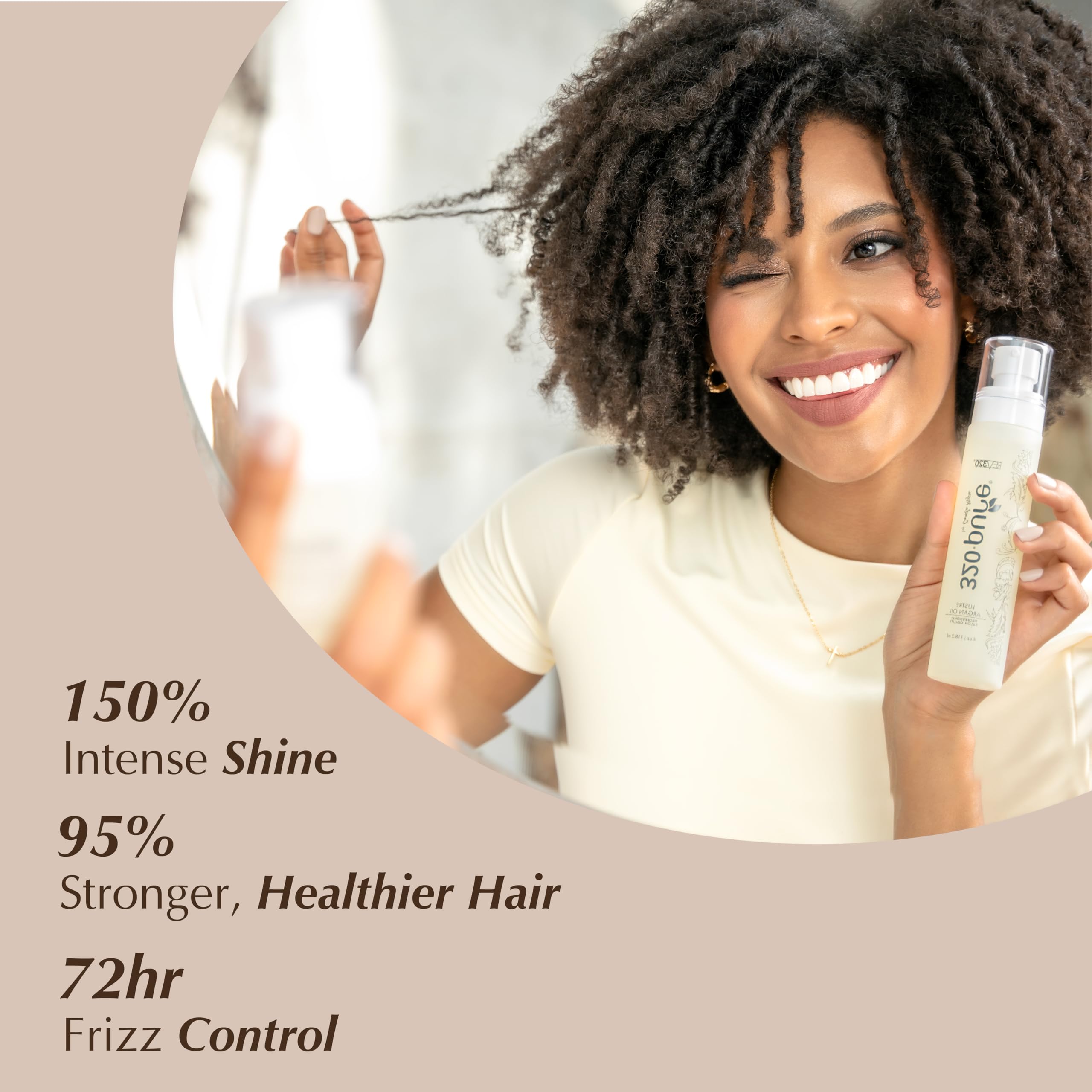 Color-treated hair benefits from Rev320 for smoother, more manageable finishes.