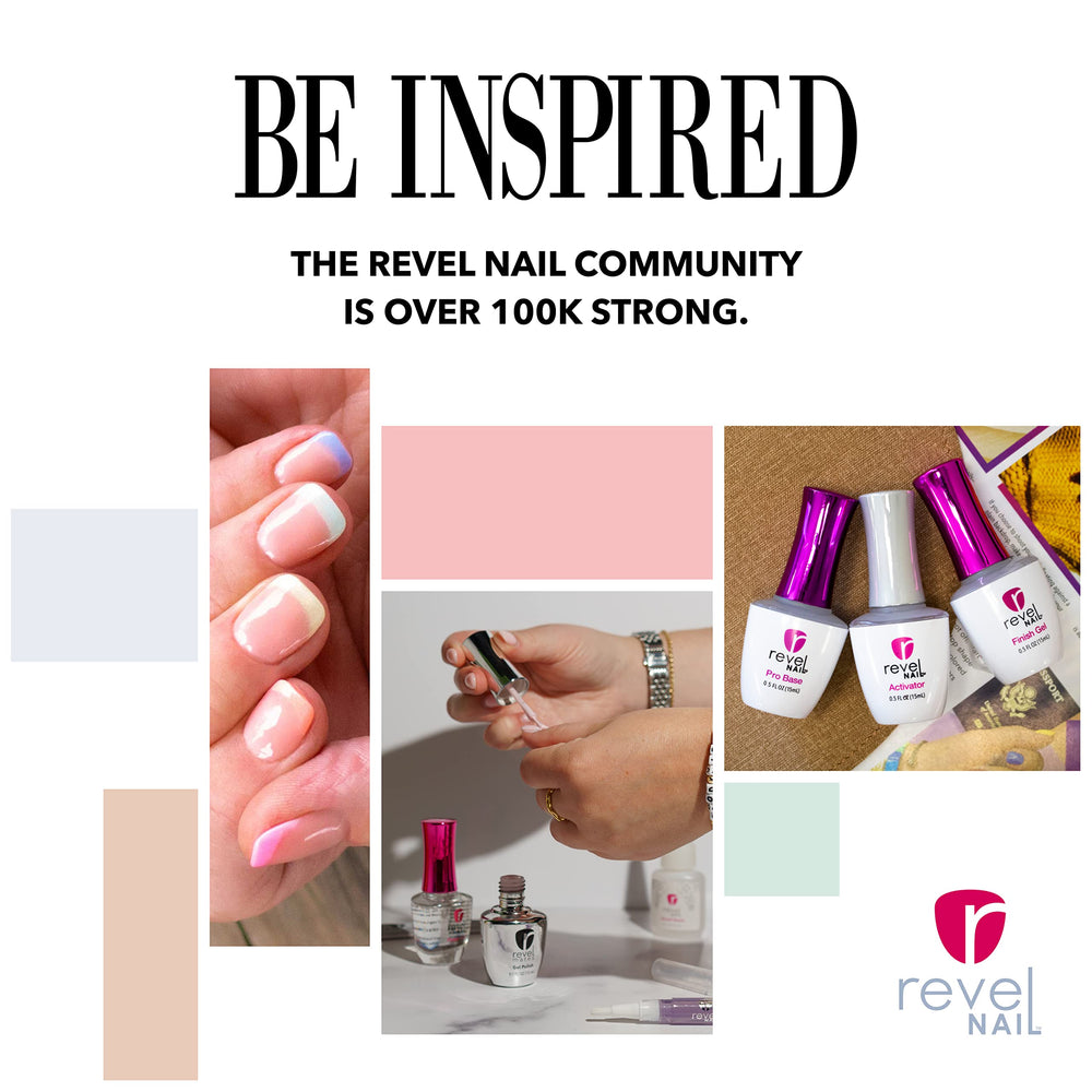 Revel Nail Dip Powder wear test demonstrates long-lasting color and shine.