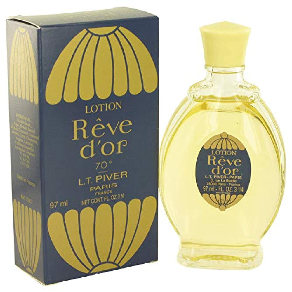 REVEMCN Piver Reve D'or bottle close-up highlighting elegant packaging for daily wear.