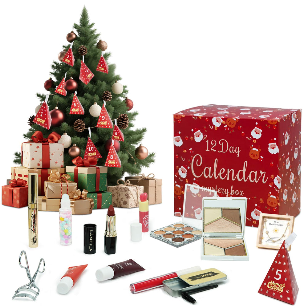 RevoNext makeup advent calendar 12 days boxes for festive countdown gift and daily surprise.