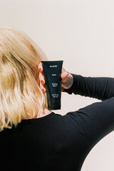 Defined curls achieved with REVERIE rake balm close-up