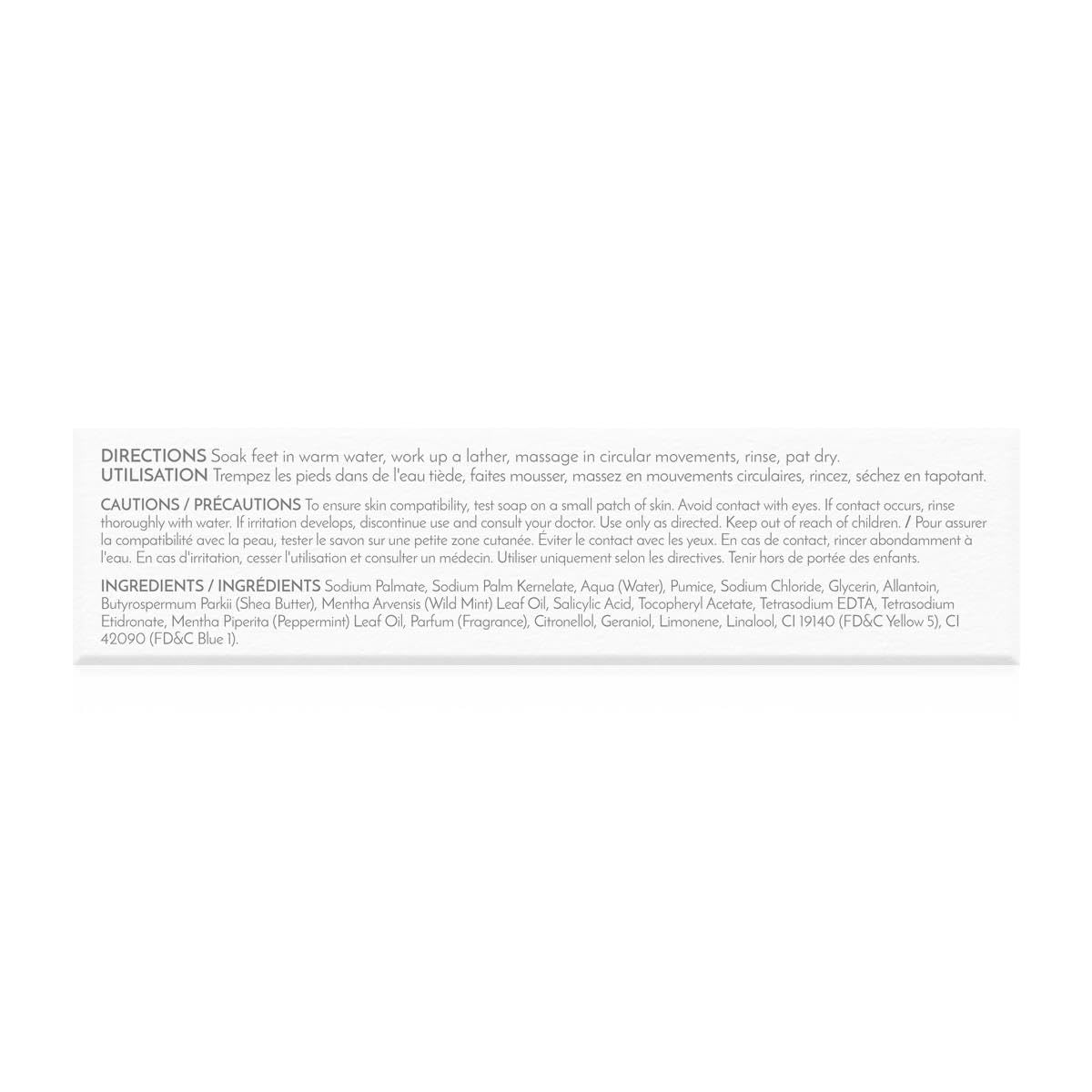 REVITALE foot scrub with peppermint promotes odour control and freshness