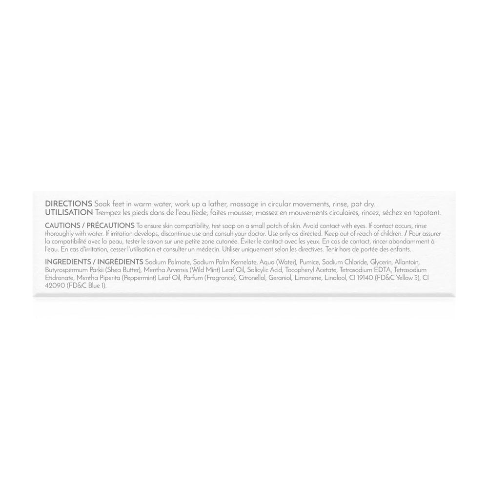 REVITALE foot scrub with peppermint promotes odour control and freshness