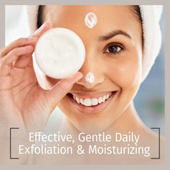 Reviva Labs glycolic acid creme label close-up highlights 10% AHA.
