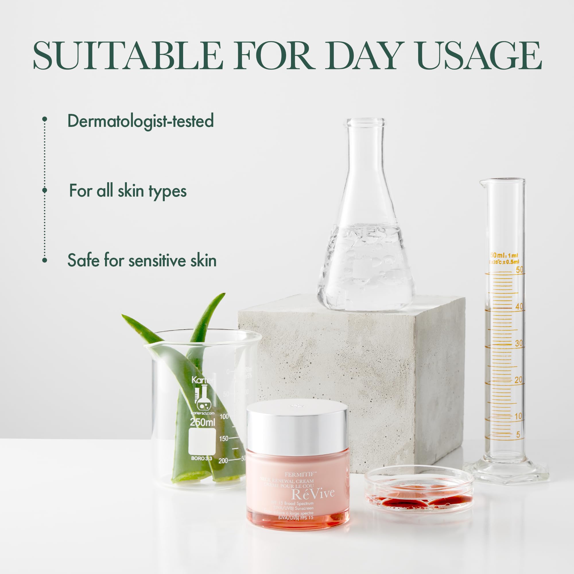 RéVive Fermitif-ingredients-bio-renewal bottle emphasizes Bio-Renewal technology for firming.
