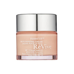 RéVive Fermitif neck-renewal-cream-jar image highlights rich texture for hydration and firming.