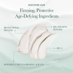 RéVive Fermitif-spf-15-label close-up emphasizes broad-spectrum sun protection.