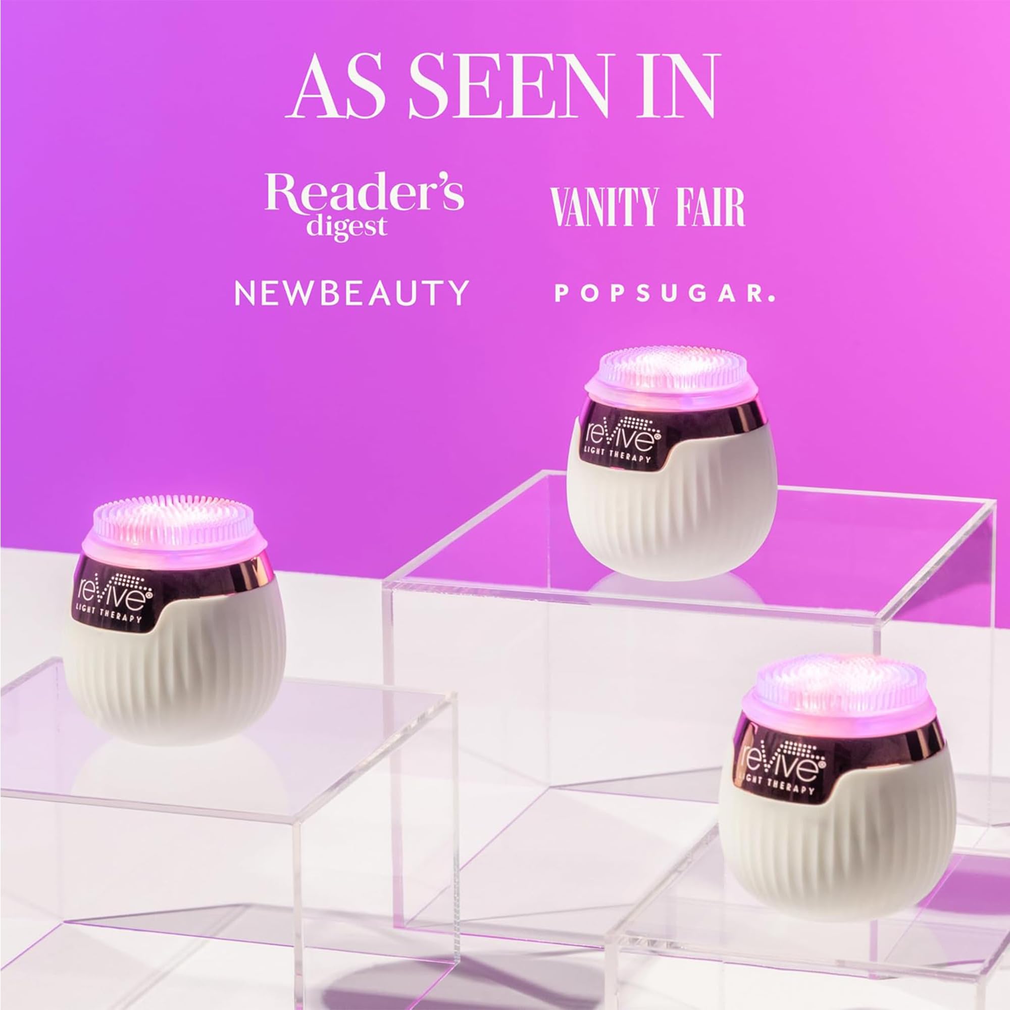 Revive Light Therapy Soniqué Mini packaging is compact for gifting or organized storage.