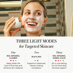 Revive Light Therapy Soniqué Mini side profile highlights a slim, travel-friendly design for on-the-go routines.