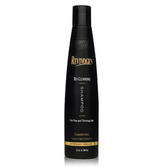 Revivogen MD Bio-Cleansing Shampoo bottle shown for daily cleansing of thinning hair