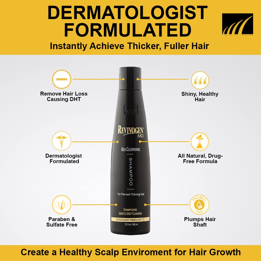 Close-up of Revivogen MD Bio-Cleansing Shampoo ingredient blend