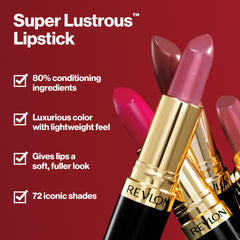 REVLON Black Cherry 477 swatch delivers bold, rich color with smooth feel