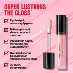 Textura no pegajosa de Revlon, sensación ligera en los labios.