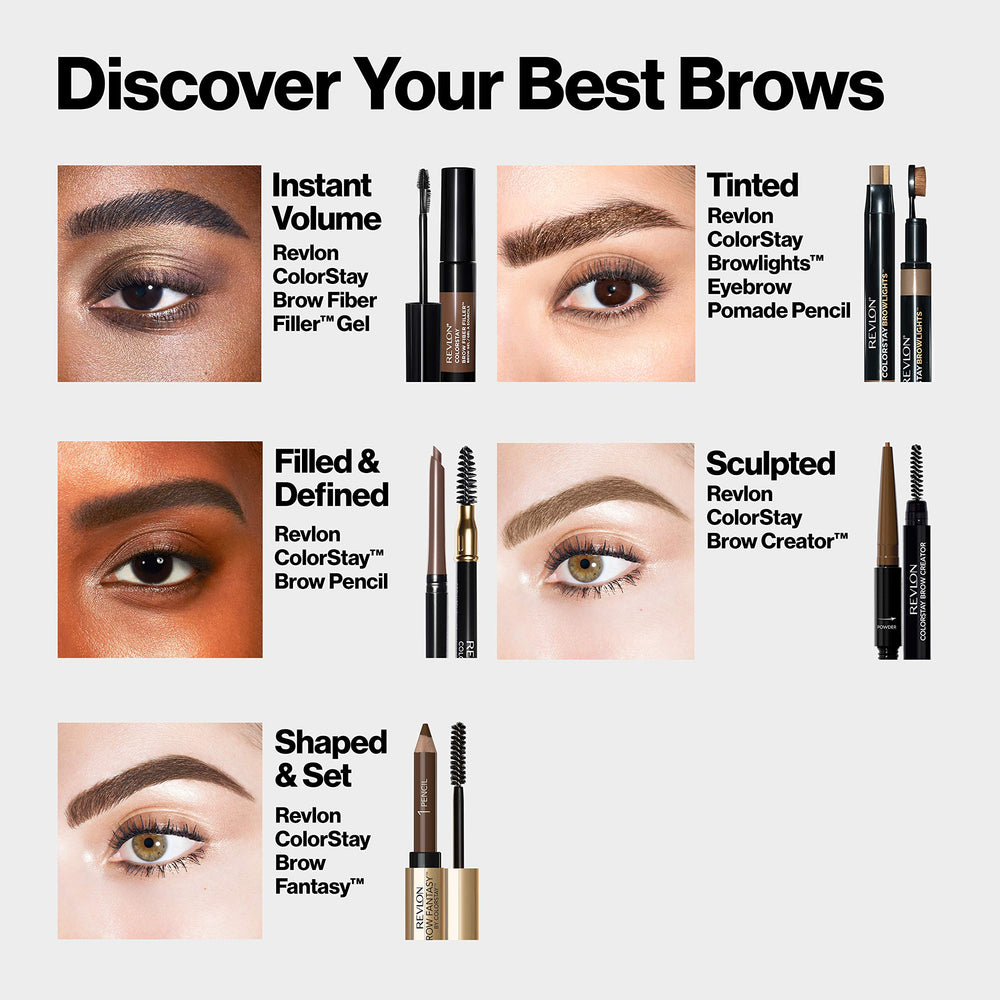 Revlon Brow Fantasy compact packaging showing travel-friendly design.