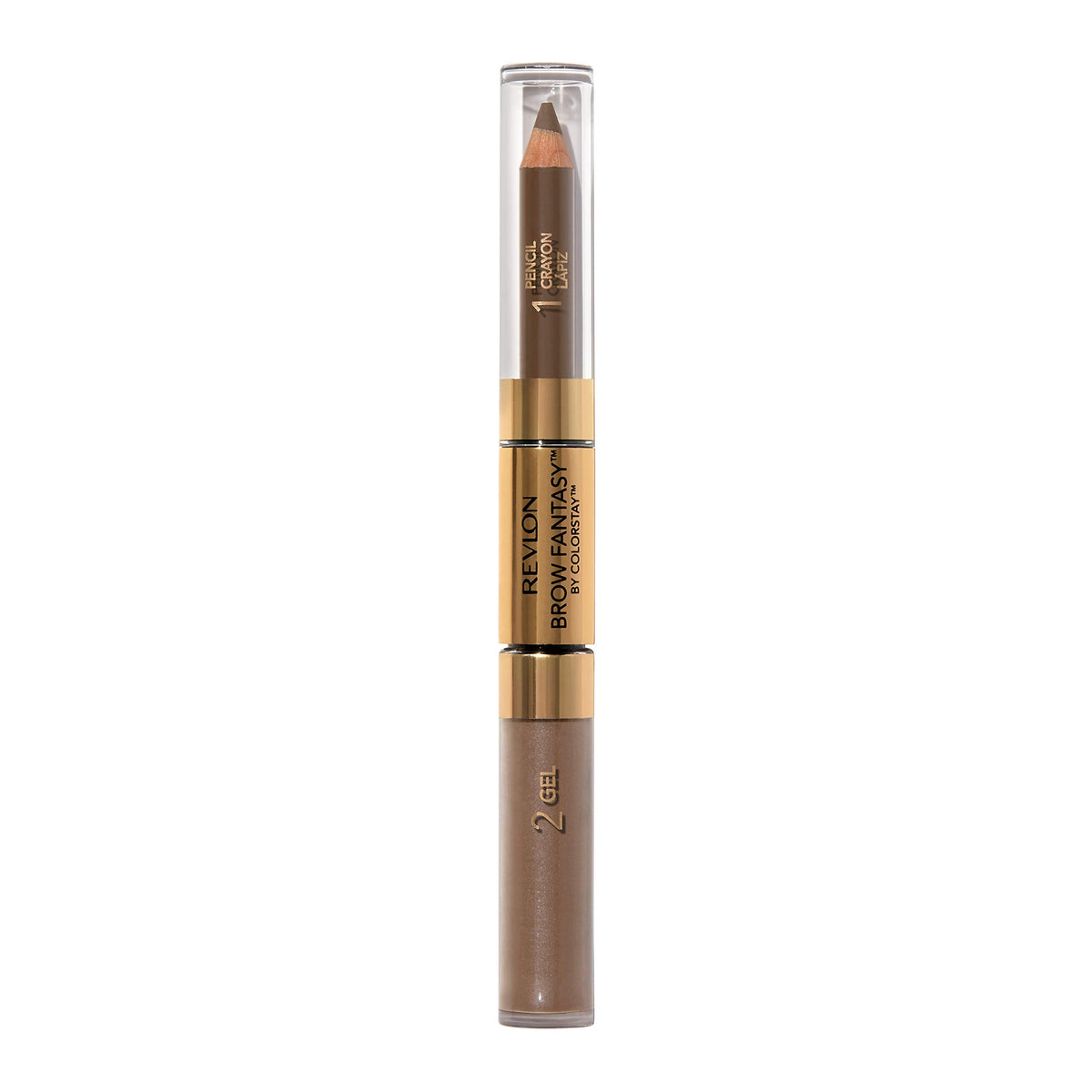 Revlon Brow Fantasy pencil tip defines brows with natural color.