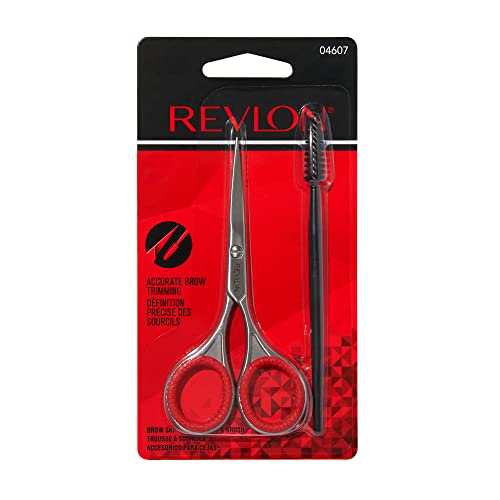 REVLON conjunto para cejas con tijeras precisas para recortes limpios