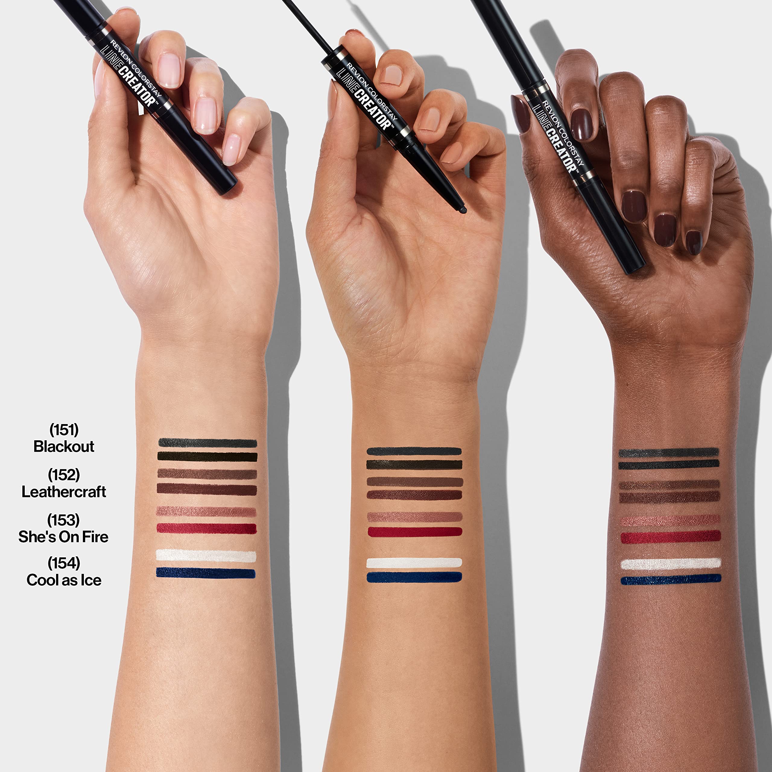 REVLON Brush-tip closeup highlighting precise line control