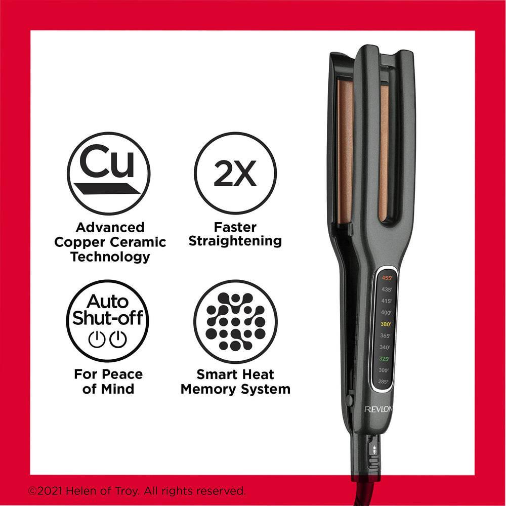 REVLON built-in cool tip enables precise styling control during use.