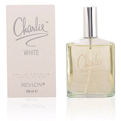 REVLON Charlie White box packaging showcasing 100 ml EDT for elegant occasions.